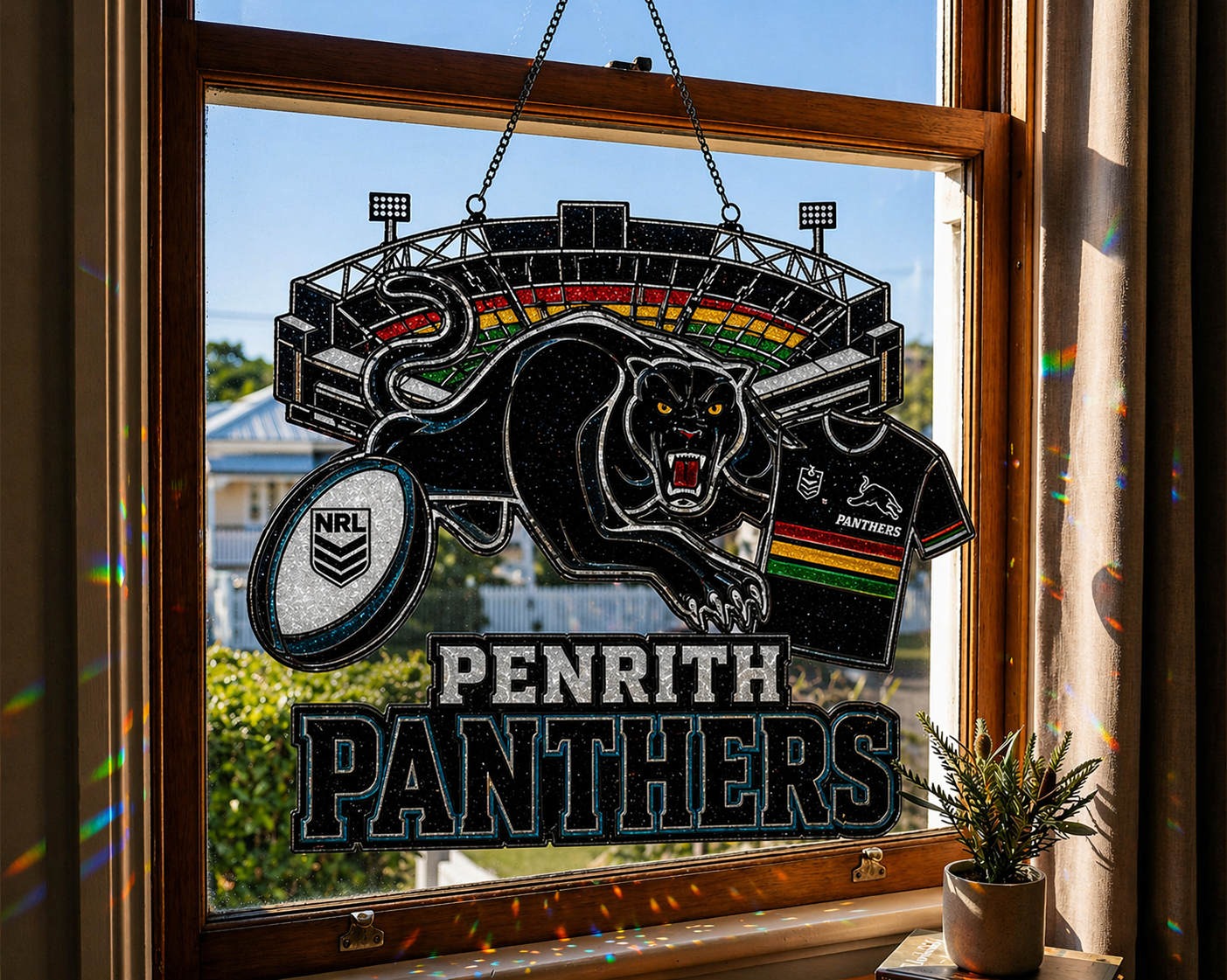 Premium NRL x PP Game Day Suncatcher NDT LVH 210426
