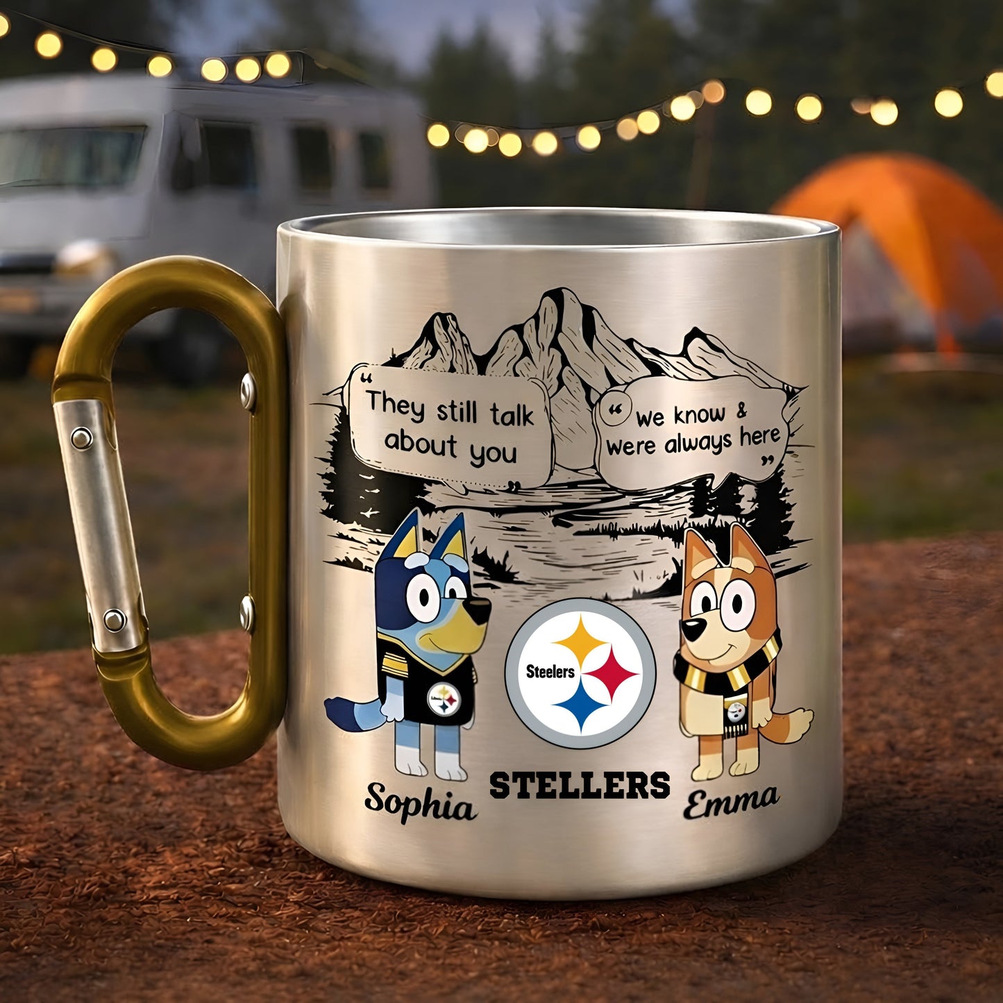 Premium NFL X PIT BLUEY & BINGO Carabiner Mug Limited Editions NDT NTN 060326