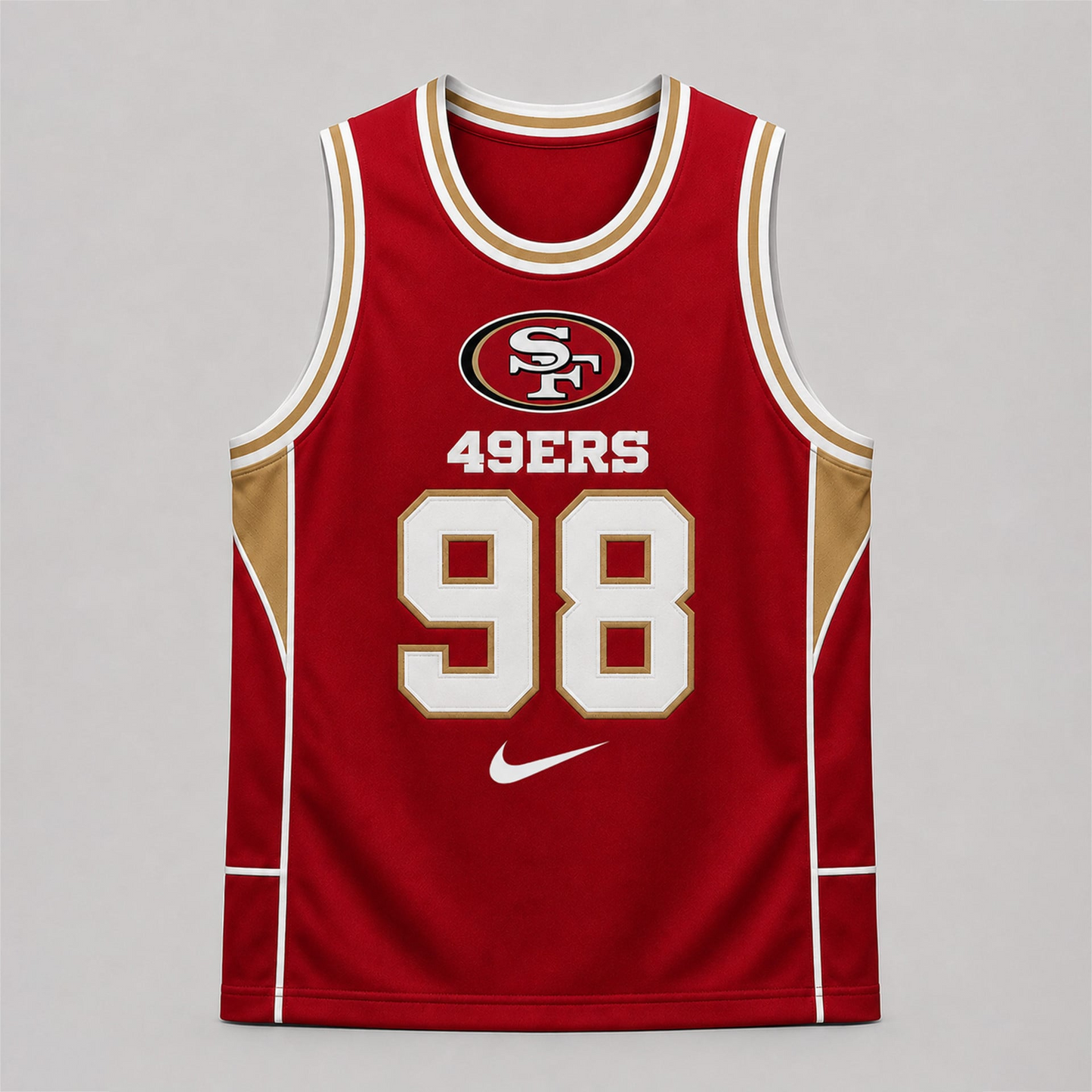 SF Premium NFL Custom Basketball Tank Top For Men And Women 2406