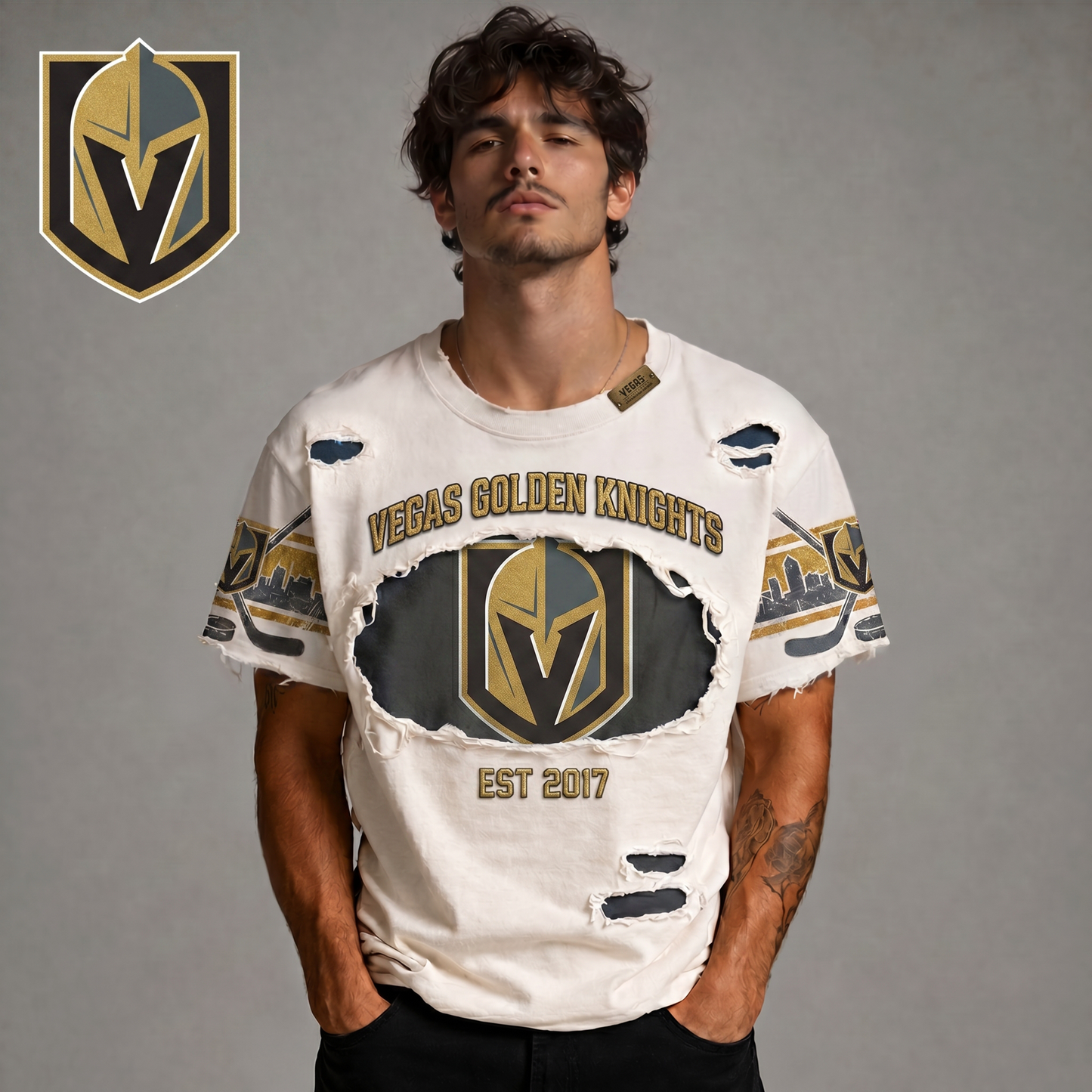 SIGNATURE SERIES NHL x VGK BESPOKE CRACK SHIRT LIMITED EDITIONS NDT VHM 300526
