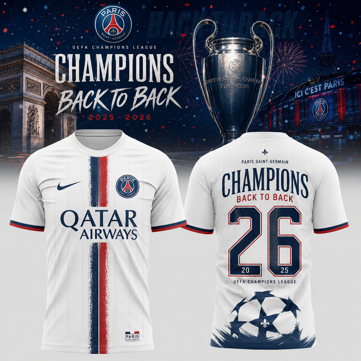 PREMIUM PSG X THANK FOR MEMORIES V32 SHIRT LIMITED EDITIONS NDT VHM 010626