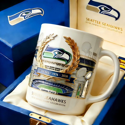 PREMIUM NFL X SEA 50th Anniversary Commemorative Mug V2 NDT NHM 090226