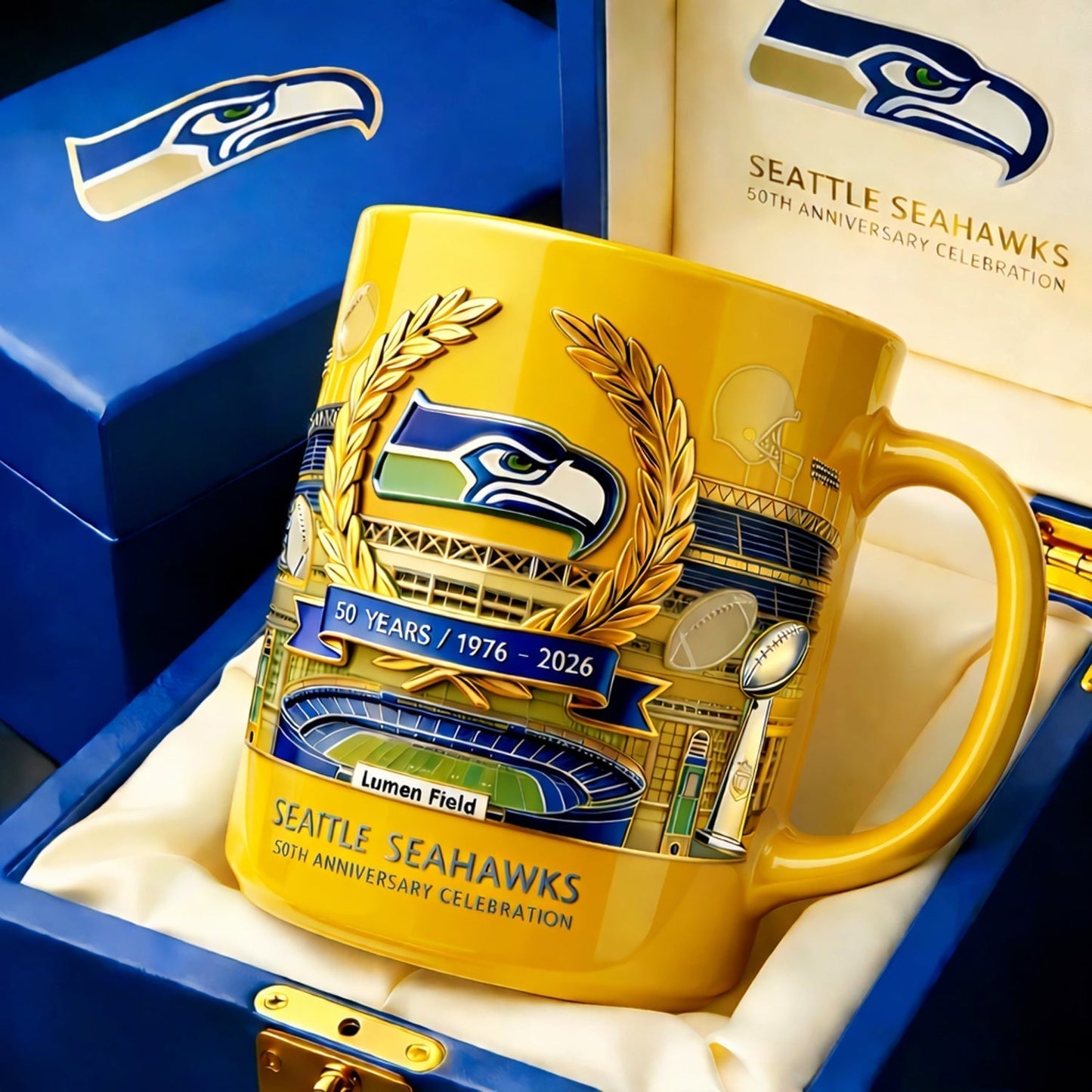 PREMIUM NFL X SEA 50th Anniversary Commemorative Mug V2 NDT NHM 090226