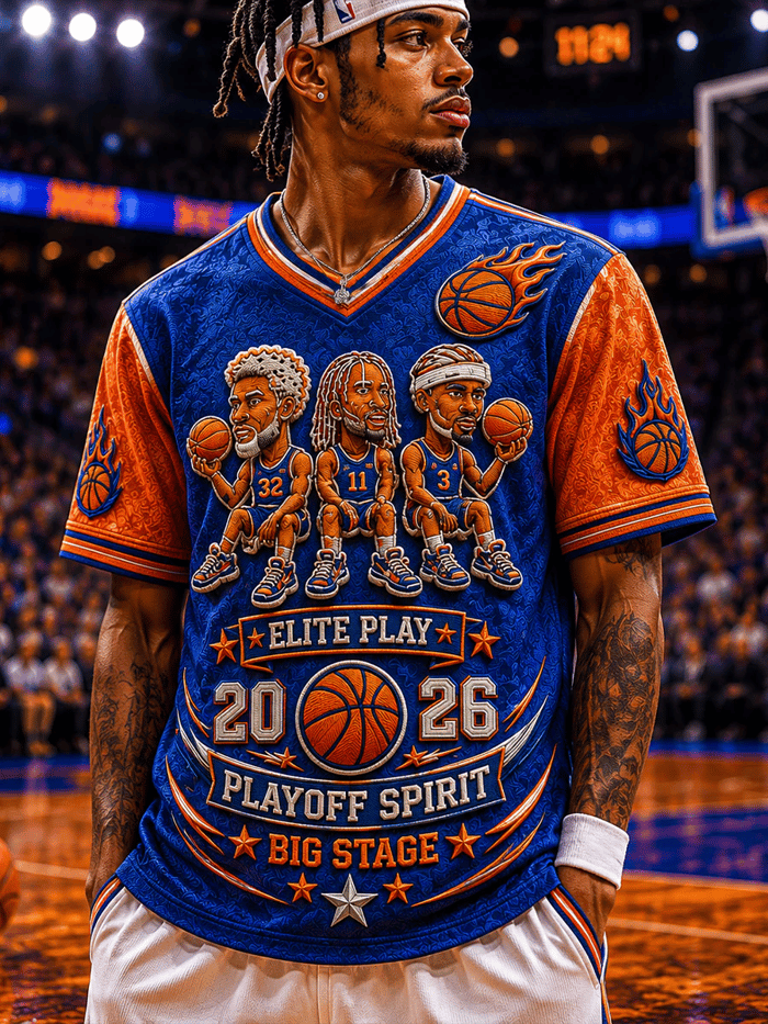 Premium NBA X NYK Game Day Streetwear  Shirt NDT VHM 040626