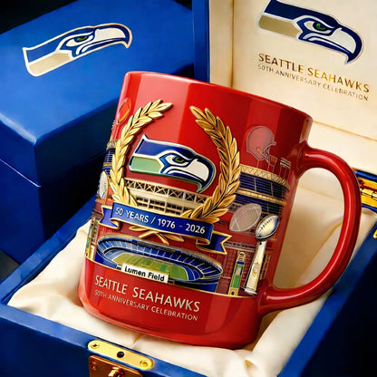 PREMIUM NFL X SEA 50th Anniversary Commemorative Mug V2 NDT NHM 090226