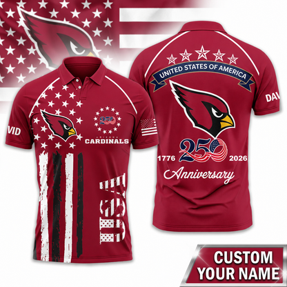 AC Premium NFL American Semiquincentennial Polo Shirt 010726