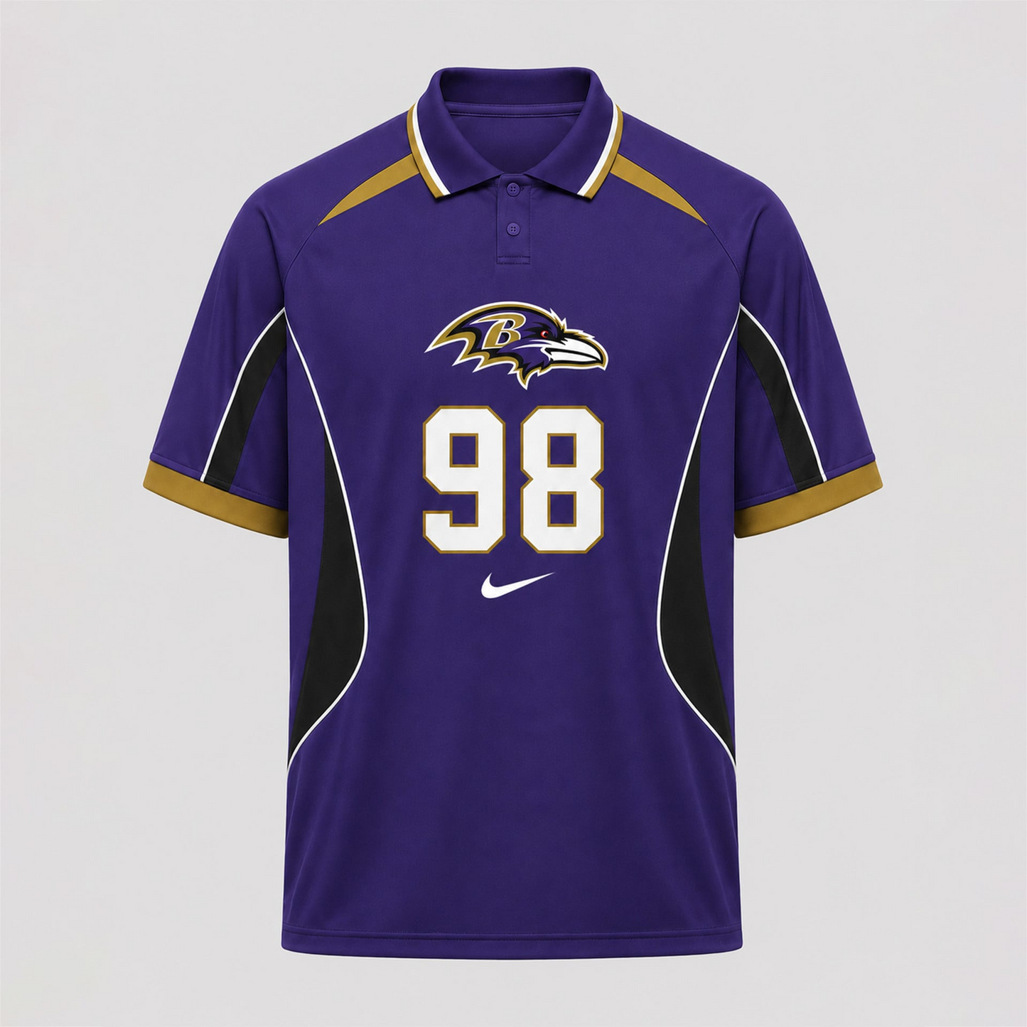 BAL Premium NFL Custom Number Sports Style Polo Shirt 2406