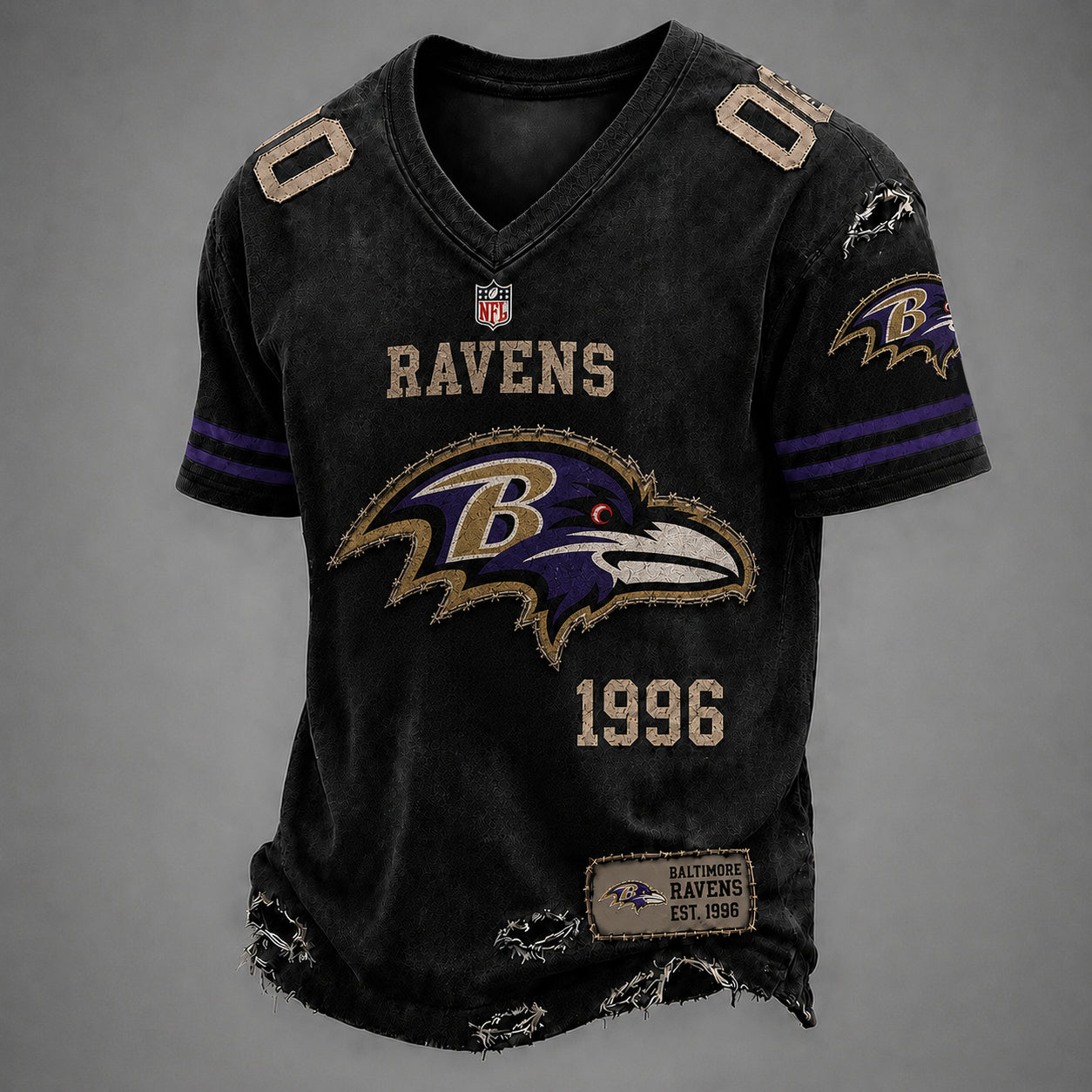 BR x NFL Premium V-neck Shirt 230626