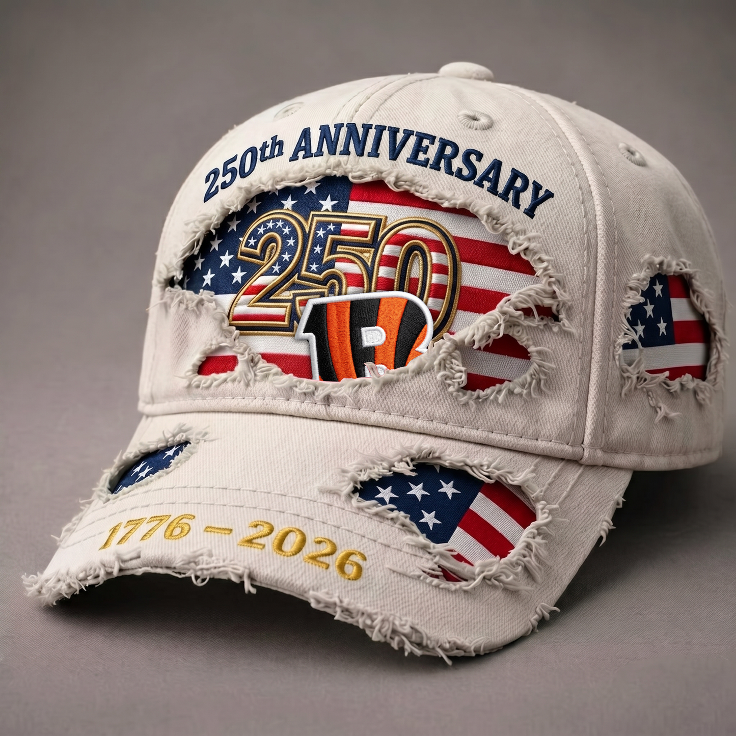 CIN x NFL 250th Anniversary V2 Classic Cap  300626