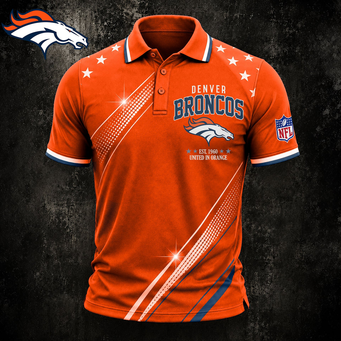 DEN Premium NFL All-Star Game Day Polo Shirt 2406