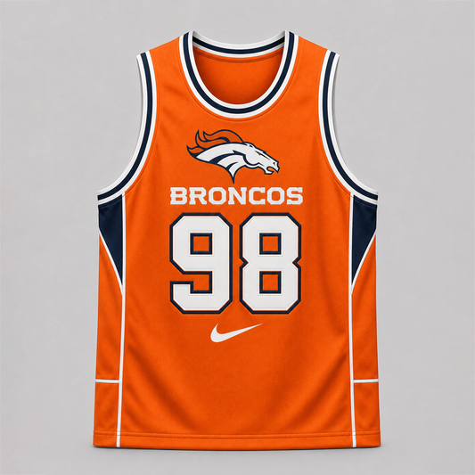 DEN Premium NFL Custom Basketball Tank Top For Men And Women 2406