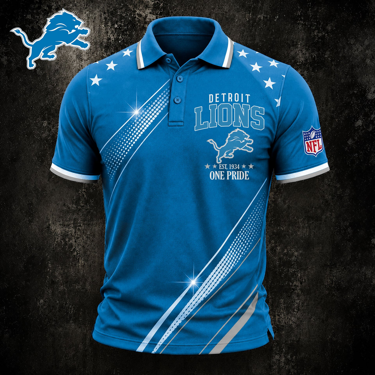 DET Premium NFL All-Star Game Day Polo Shirt 2406