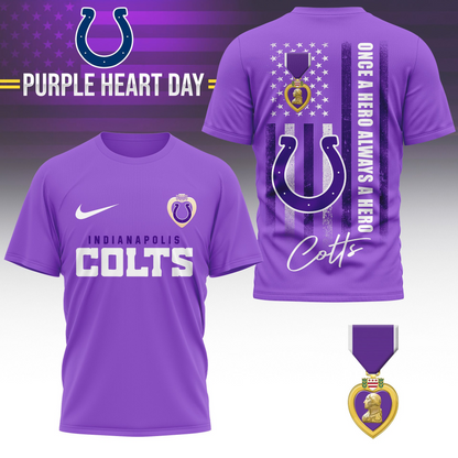 IC Premium National Purple Hear Day 3D Shirt  300626