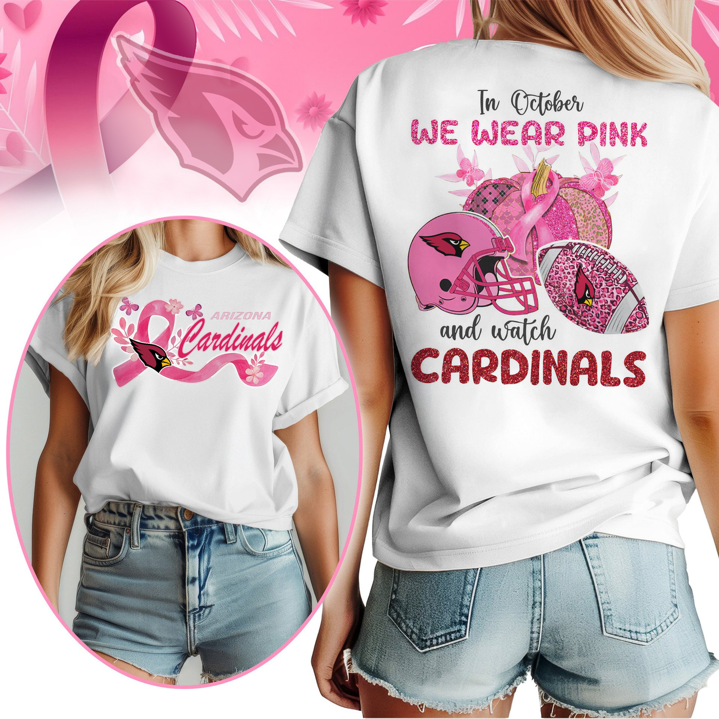 In October We Wear Pink And Watch AC Shirt  300626