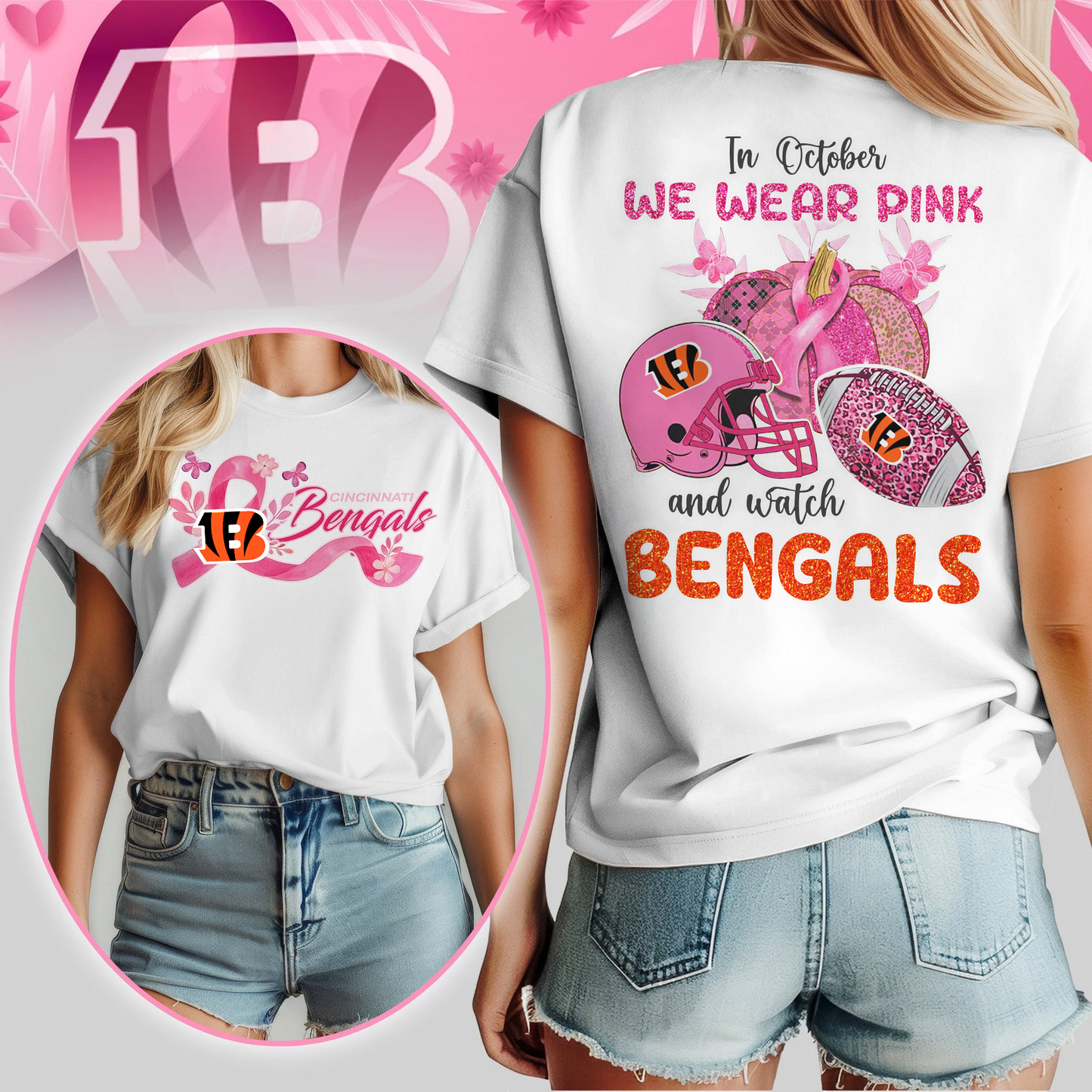 In October We Wear Pink And Watch CB Shirt  300626