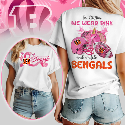 In October We Wear Pink And Watch CB Shirt  300626