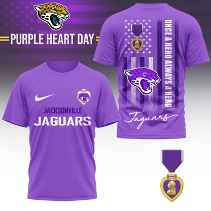 JJ Premium National Purple Hear Day 3D Shirt  300626