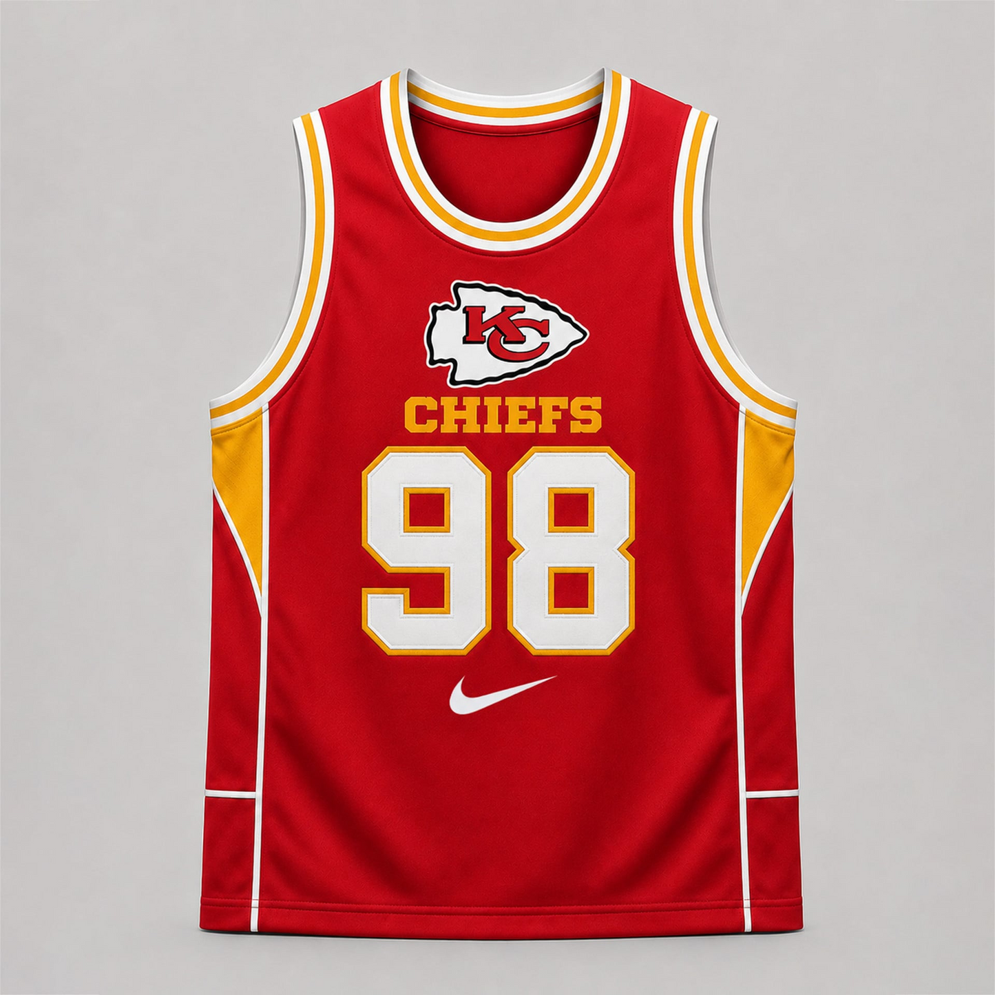 KC Premium NFL Custom Basketball Tank Top For Men And Women 2406