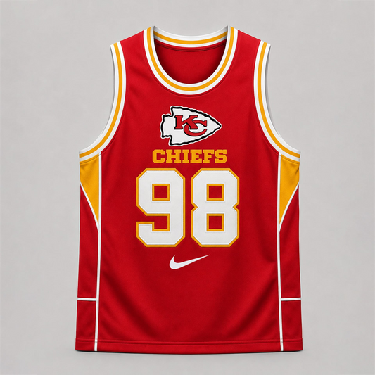 KC Premium NFL Custom Basketball Tank Top For Men And Women 2406
