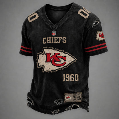 KCC x NFL Premium V-neck Shirt 230626