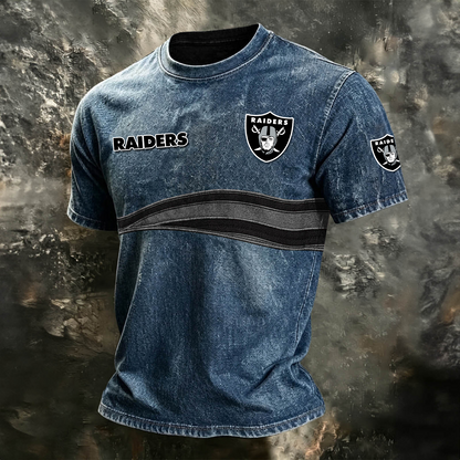 LVR x NFL Washed Cotton Retro Men's T-shirt