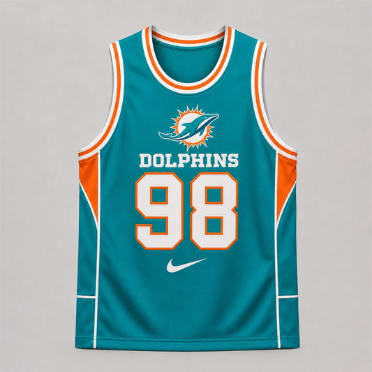MIA Premium NFL Custom Basketball Tank Top For Men And Women 2406