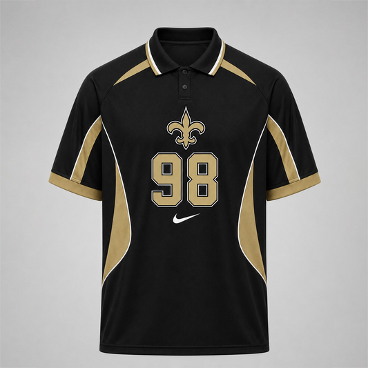 NO Premium NFL Custom Number Sports Style Polo Shirt 2406
