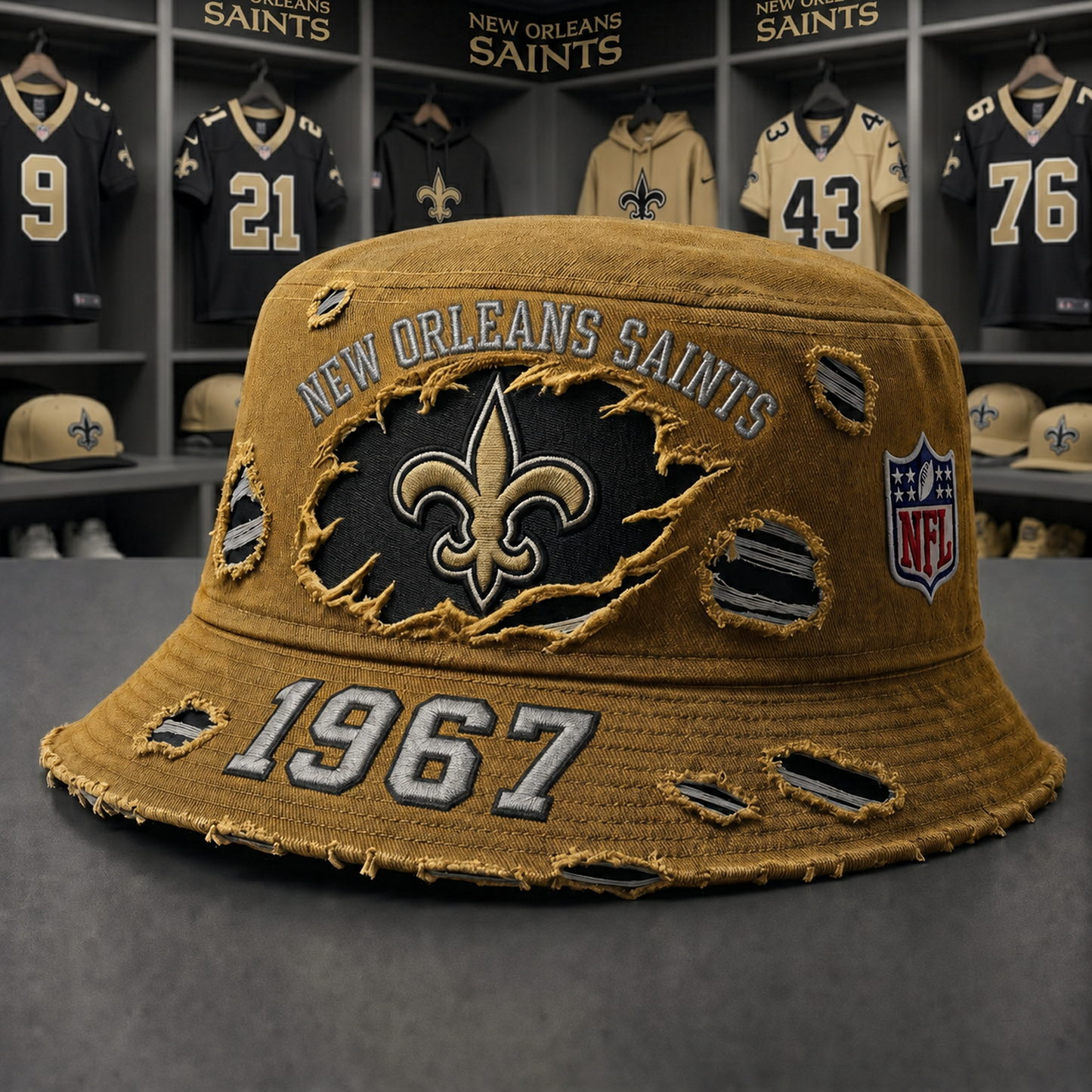 NO x NFL Premium Buket Hat 2906