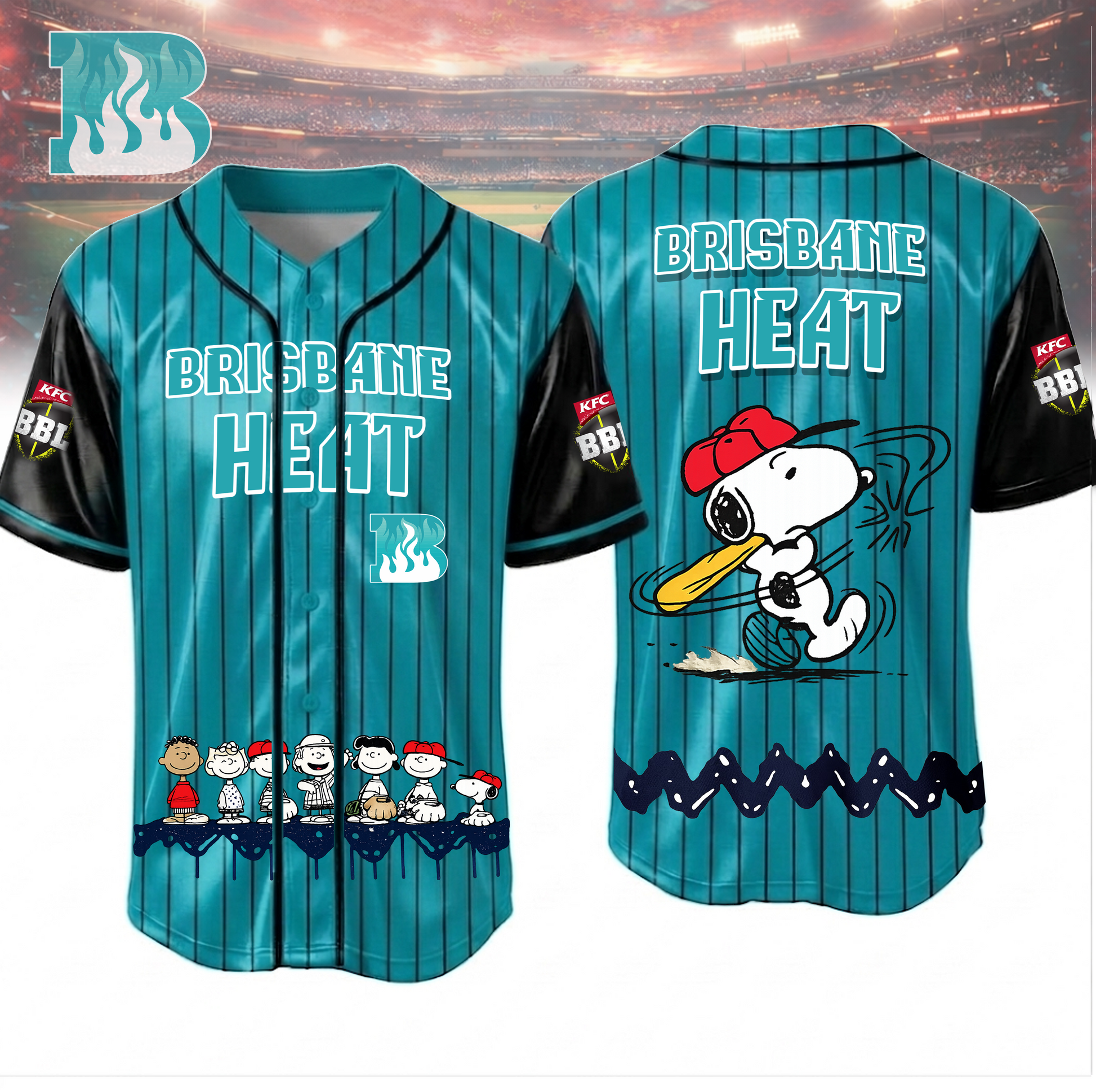 PREMIUM BBL X BH SNOPPY  Baseball Shirt LIMITED EDITONS NDT VHM 020426