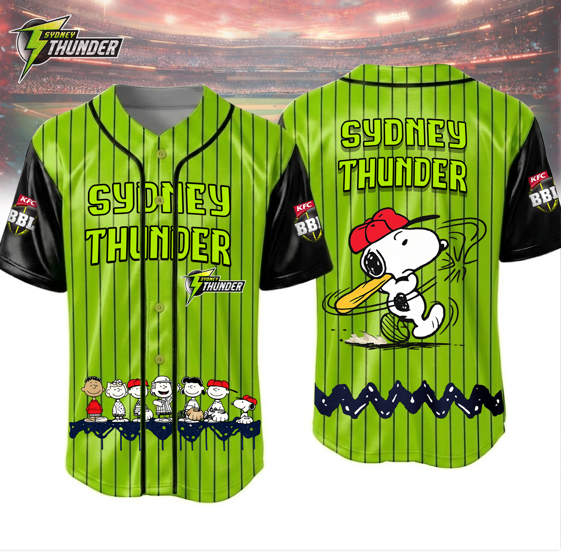 PREMIUM BBL X ST SNOPPY  Baseball Shirt LIMITED EDITONS NDT VHM 020426