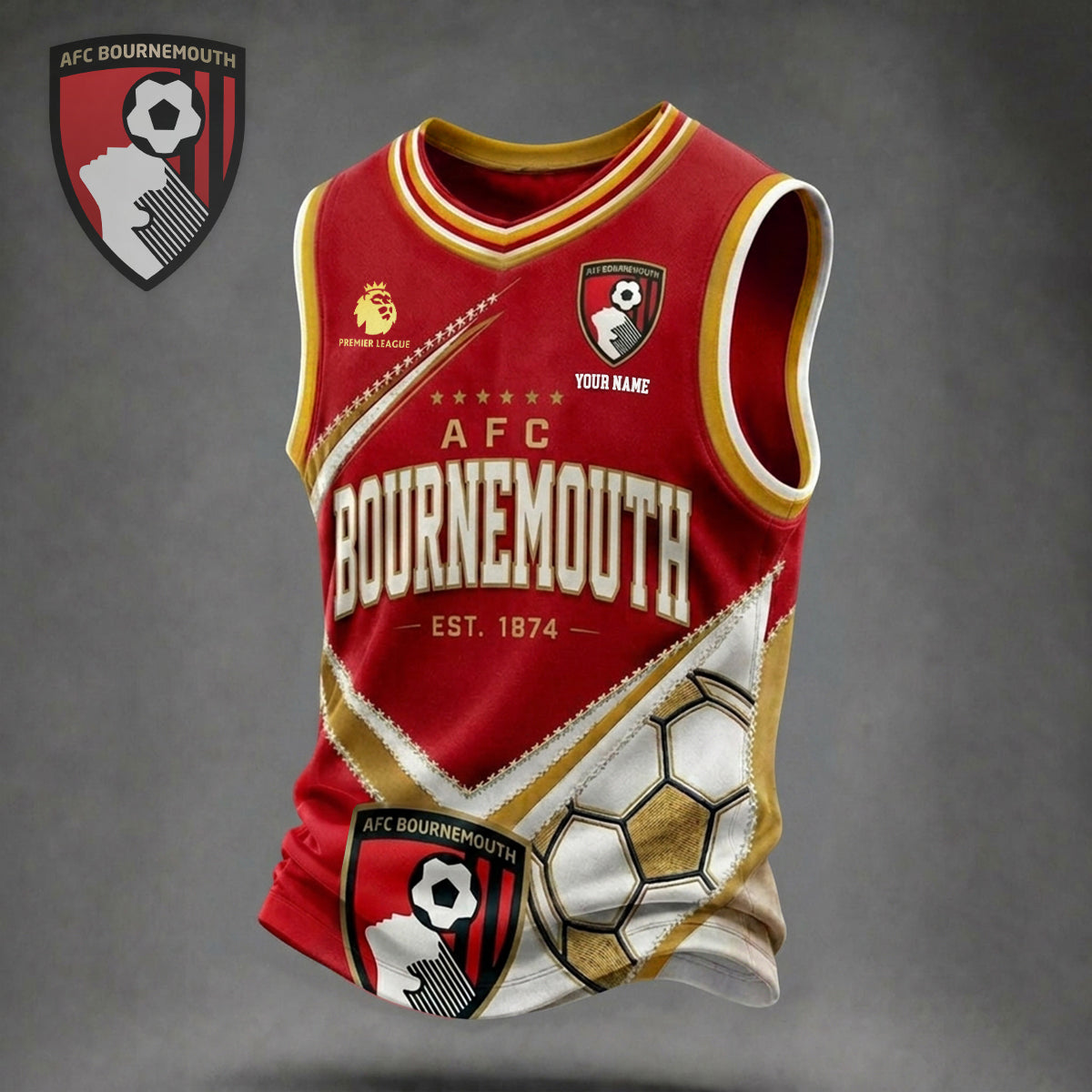 PREMIUM LUXURY EPL X BOU Game Day V-Neck Tank Top Custome Shirt NDT NHM 050626