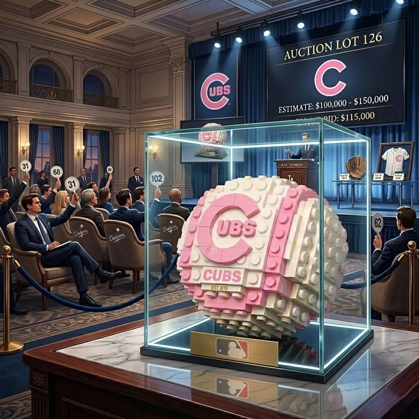 PREMIUM MLB ALL TEAM ANNIVERSARY 126TH The Heritage Masterpiece Brick Collection NDT NHM 280326