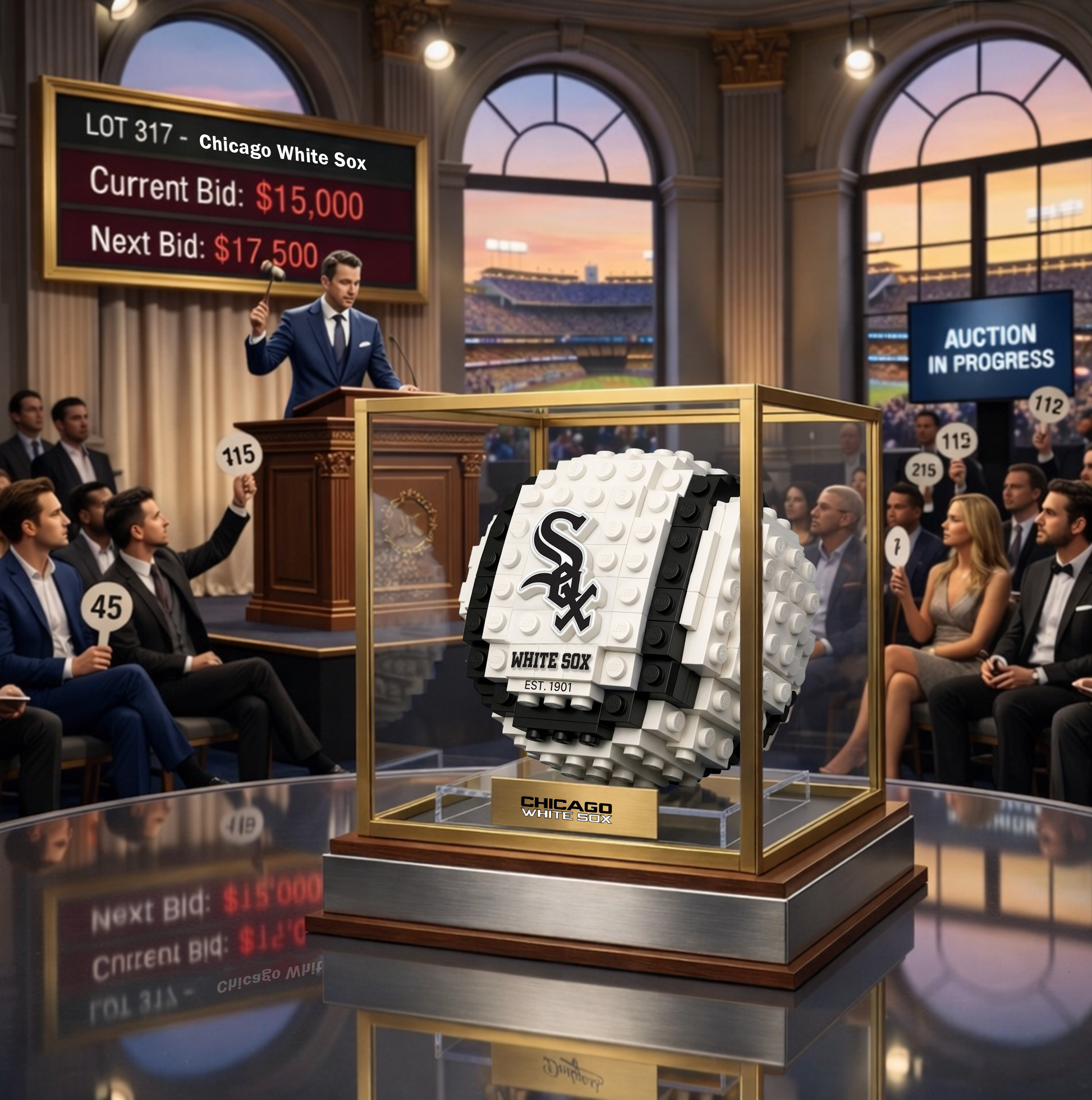 PREMIUM MLB X CWS Anniversary 126th  Heritage Masterpiece Brick Collection NDT VHM 300326