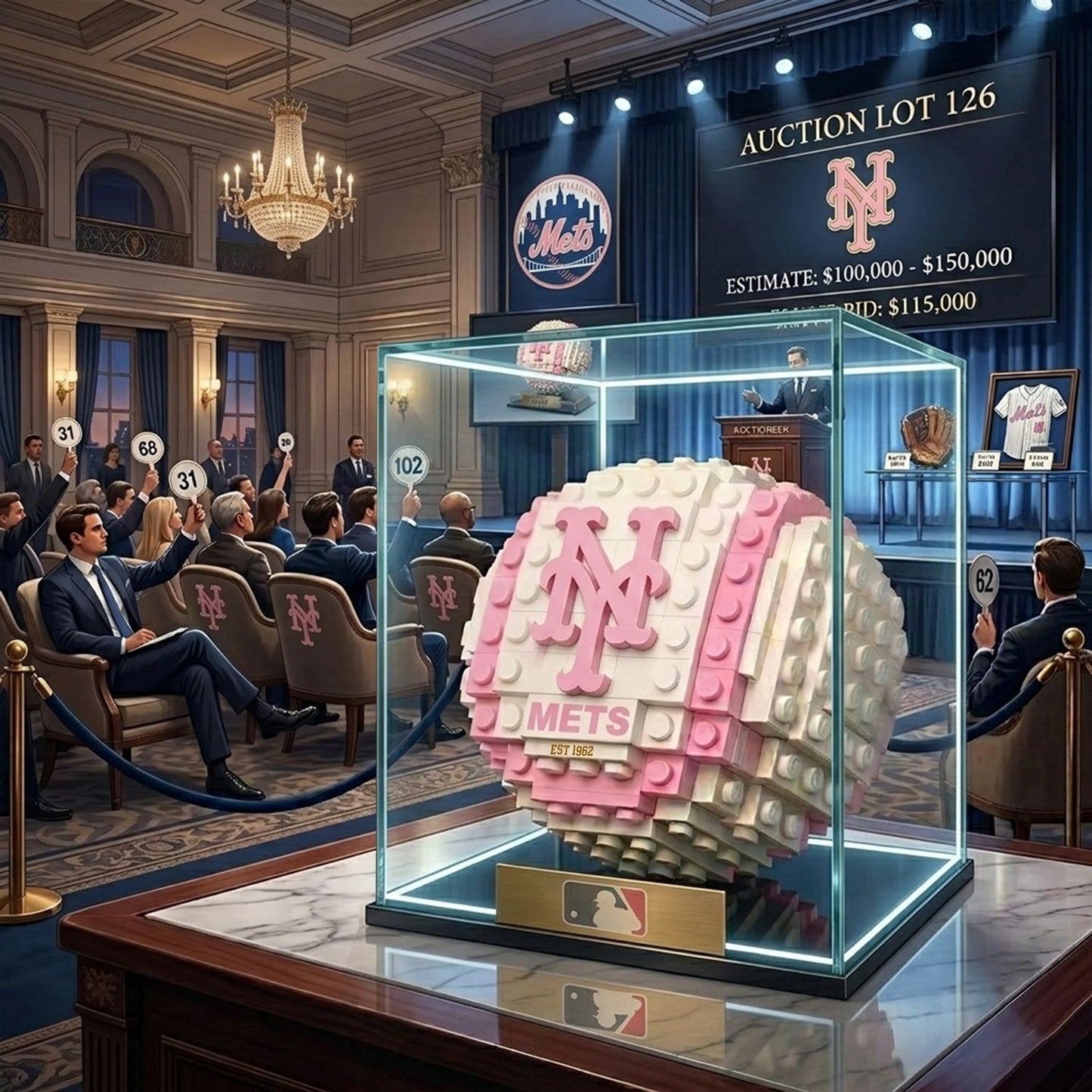 PREMIUM MLB ALL TEAM ANNIVERSARY 126TH The Heritage Masterpiece Brick Collection NDT NHM 280326