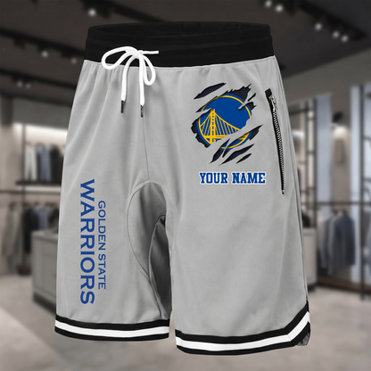 PREMIUM NBA X GSW Summer Fitness Breathable Basketball Shorts  NDT NTN 300526