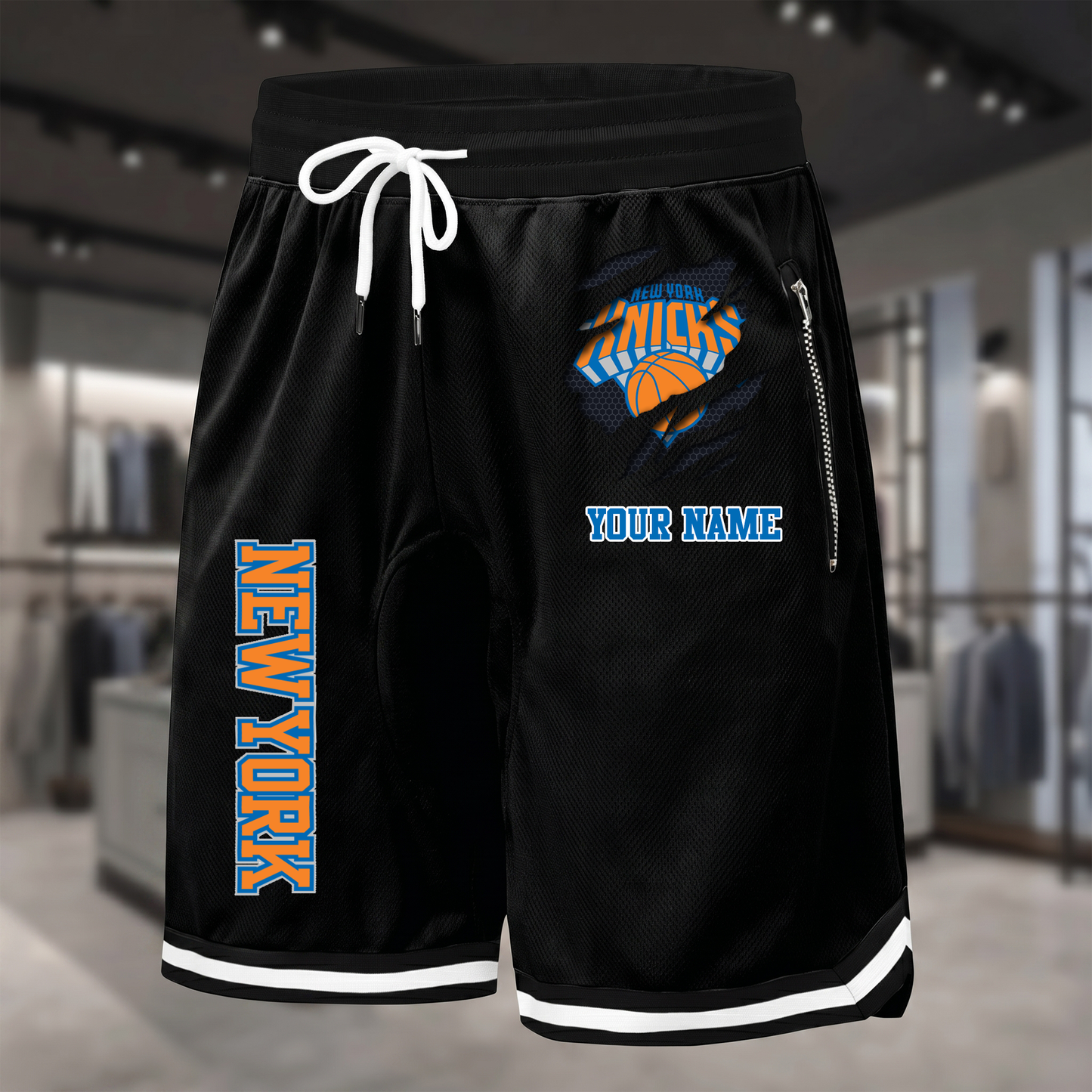 PREMIUM NBA X NYK Summer Fitness Breathable Basketball Shorts  NDT NTN 300526