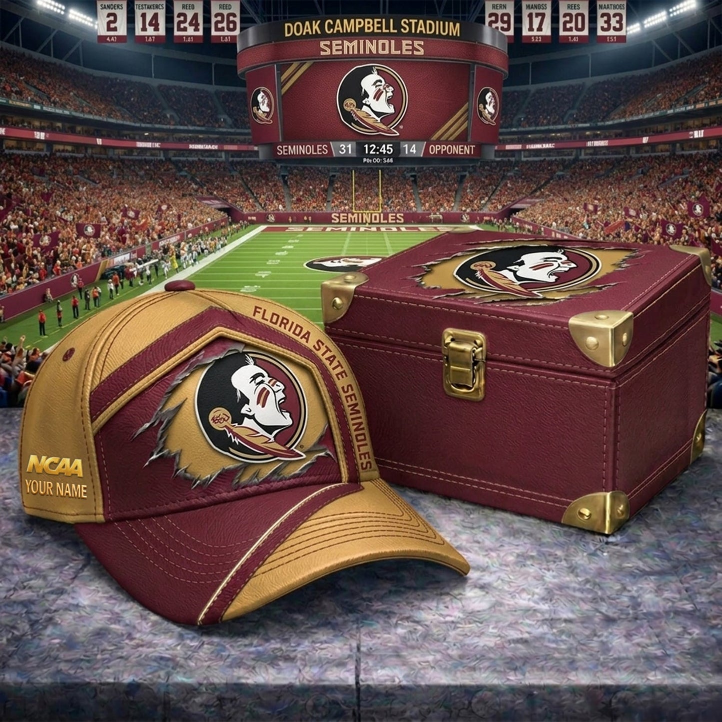 PREMIUM NCAA X FSS CRACK CUSTOME HAT V3 NDT NHM 020626