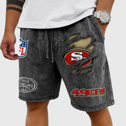 PREMIUM NFL X 49Ers Wash Shorts FOR SUMMER HOLIDAY NDT NTN 030426