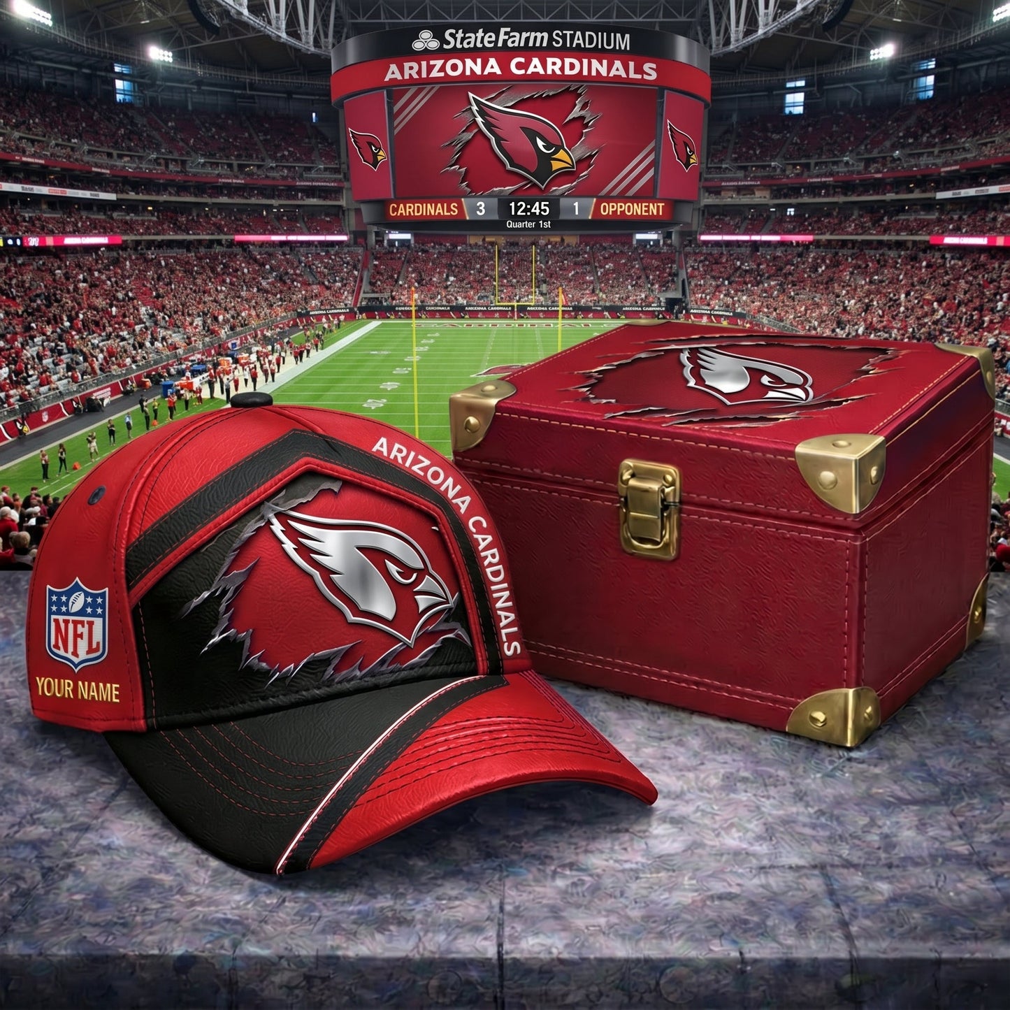PREMIUM NFL X AC CRACK CUSTOME NAME HAT LIMITED EDITIONS NDT VHM 220426