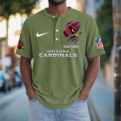 PREMIUM NFL  X  AC Crew neck button Henry Shirt Limited Editions NDT VHM 230426