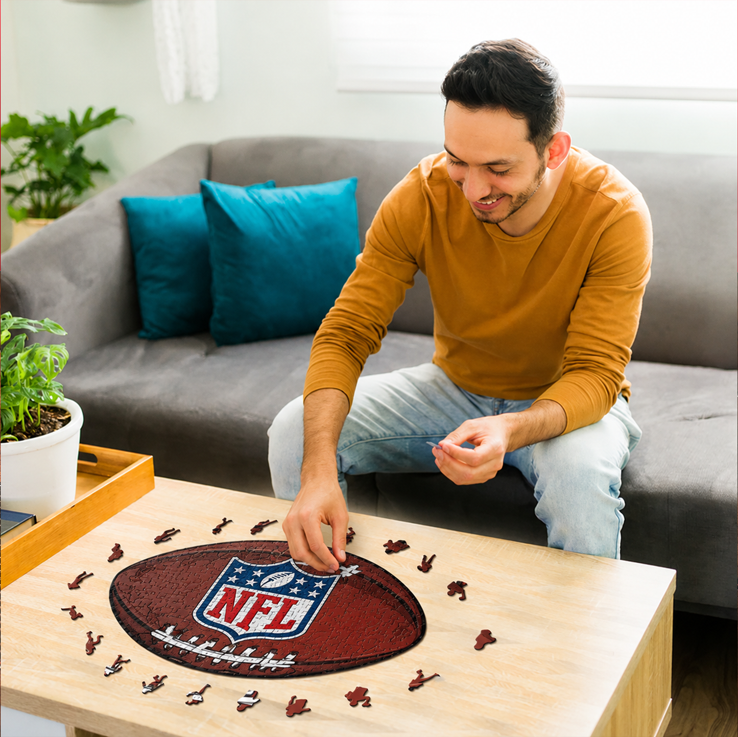 PREMIUM NFL X AC TBB Platinum Wooden Puzzle  Gift For Fan Limited Editions NDT VHM 030626