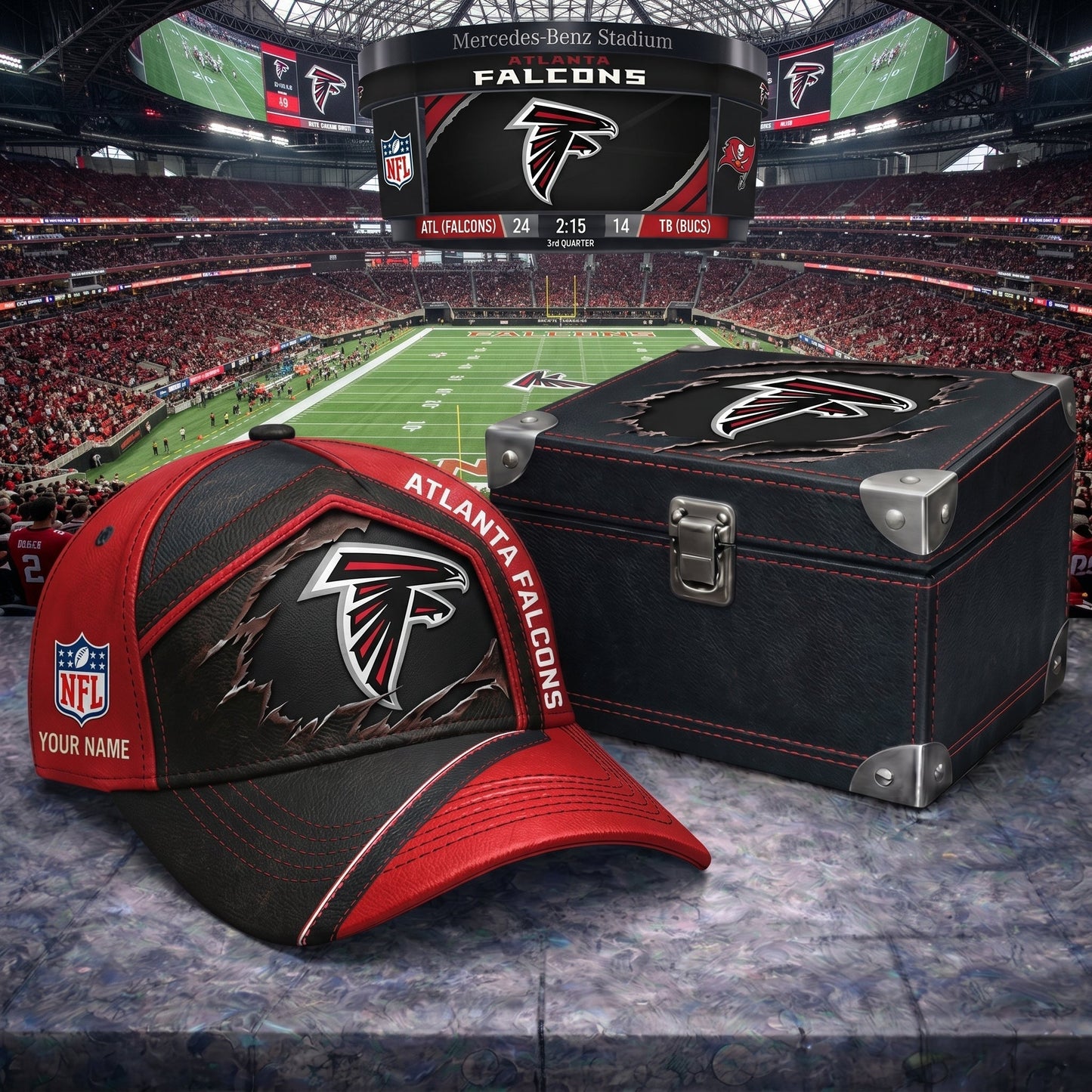 PREMIUM NFL X AF CRACK CUSTOME NAME HAT LIMITED EDITIONS NDT VHM 220426