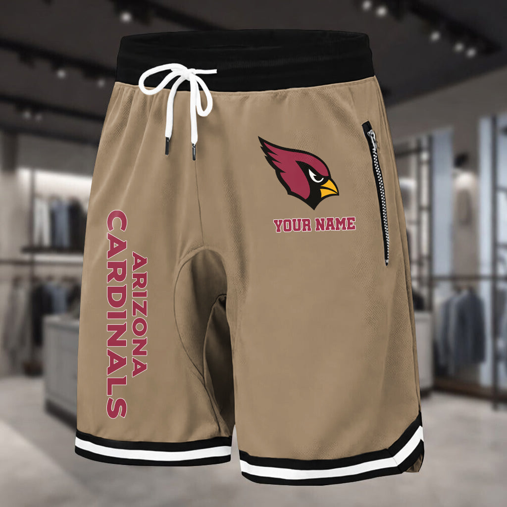 PREMIUM NFL X ARI Summer Fitness Breathable Basketball Shorts NDT LVH 230426
