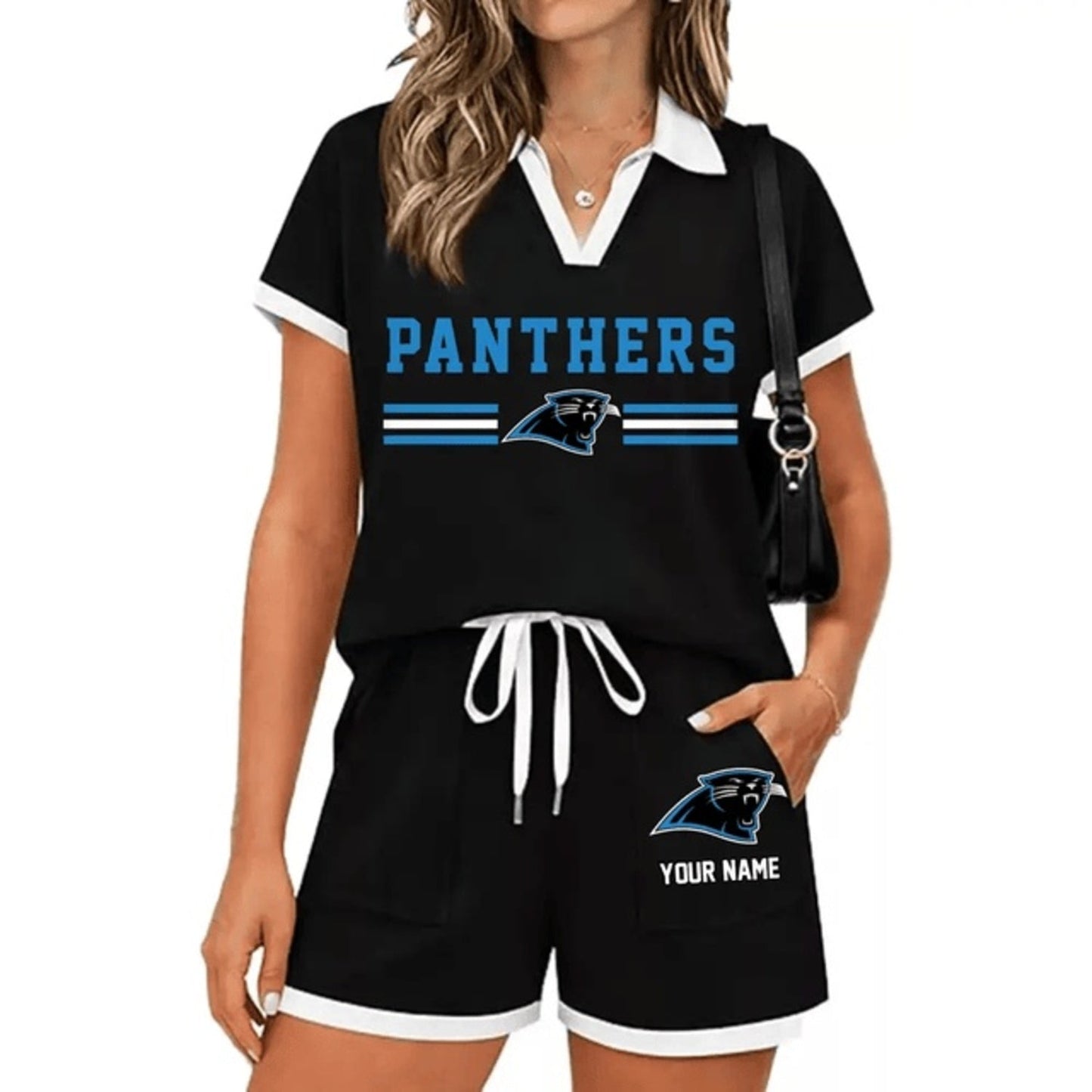 PREMIUM NFL X CAR Retro Athletic Contrast Polo Set FOR SUMMER HOLIDAY NDT NHM 100626