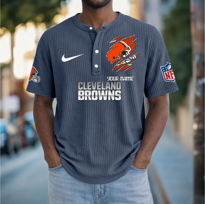 PREMIUM NFL  X  CB Crew neck button Henry Shirt Limited Editions NDT VHM 230426