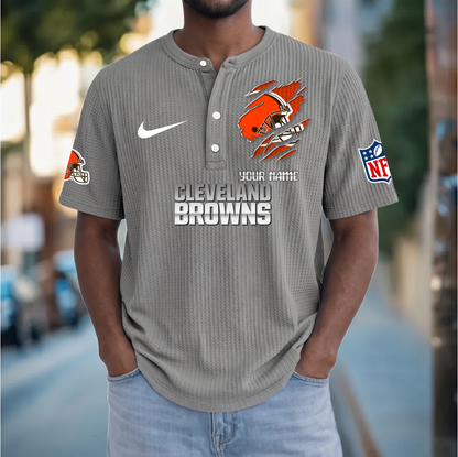 PREMIUM NFL  X  CB Crew neck button Henry Shirt Limited Editions NDT VHM 230426