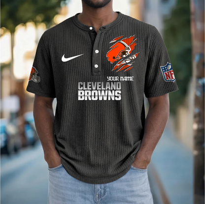 PREMIUM NFL  X  CB Crew neck button Henry Shirt Limited Editions NDT VHM 230426