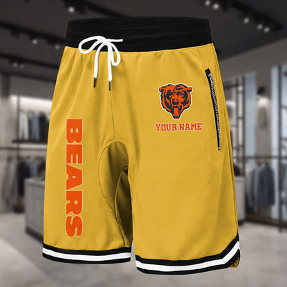 PREMIUM NFL X CHI Summer Fitness Breathable Basketball Shorts NDT LVH 60426