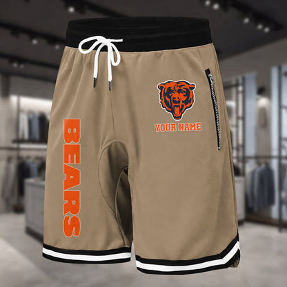 PREMIUM NFL X CHI Summer Fitness Breathable Basketball Shorts NDT LVH 230426