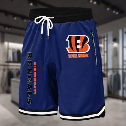PREMIUM NFL X CIN Summer Fitness Breathable Basketball Shorts NDT LVH 230426